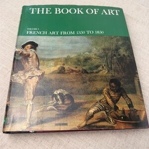The Book of Art: French Art Volume 5 vintage book